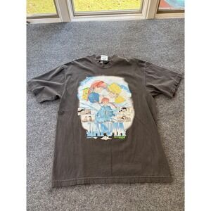 Laputa Castle in the Sky Shirt Mens Large Black Studio Ghibli Anime Graphic Tee